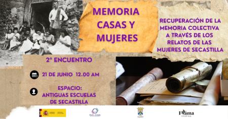 Imagen Segundo encuentro del proyecto Memoria, Casas, y Mujeres