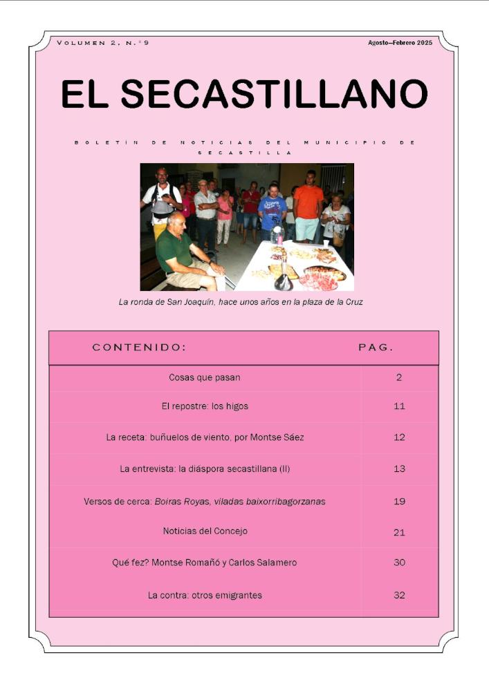 Imagen El Secastillano, nº 9, Vol. II (febrero-agosto 2025)