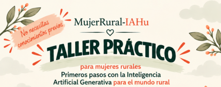 Imagen Taller práctico: primeros pasos con la IA Generativa para mujeres rurales